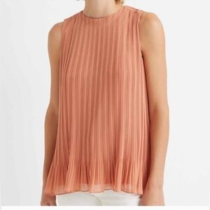 Club Monaco Pleated Sleeveless Blouse – Size M
